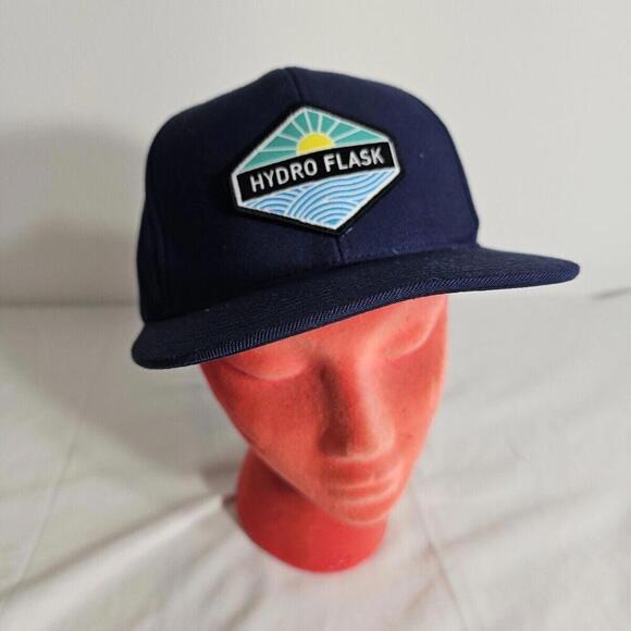 Hydro Flask Hat Cap Snap Back Green Patch One Size Adjustable - Picture 1 of 8